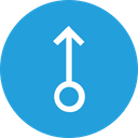 پیش‌نمایش فایل arrow-arrows-connection-up-straight از پک پیکان، جلد ۱