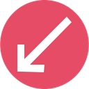 پیش‌نمایش فایل arrow-arrows-down-cross-sign-1 از پک پیکان، جلد ۱