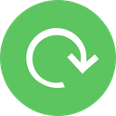 پیش‌نمایش فایل arrow-arrows-down-loop-round از پک پیکان، جلد ۱