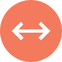 پیش‌نمایش فایل arrow-arrows-left-right از پک پیکان، جلد ۱