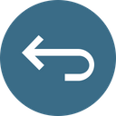 پیش‌نمایش فایل arrow-arrows-turn-way-left از پک پیکان، جلد ۱