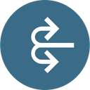 پیش‌نمایش فایل arrow-arrows-twoway-up-down-merge-connection از پک پیکان، جلد ۱