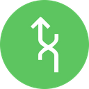 پیش‌نمایش فایل arrow-arrows-up-cross-connect از پک پیکان، جلد ۱