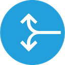 پیش‌نمایش فایل arrow-arrows-up-down-lefg-sign-merge از پک پیکان، جلد ۱