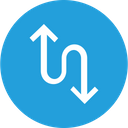 پیش‌نمایش فایل arrow-arrows-up-down-traffic-giveway-updown از پک پیکان، جلد ۱