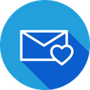 پیش‌نمایش فایل email-mail-heart-like-love-newsletter-message از پک خدمات ایمیل