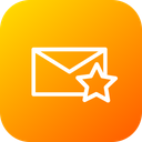 پیش‌نمایش فایل email-mail-star-favorite-like-newsletter-4 از پک خدمات ایمیل