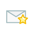 پیش‌نمایش فایل email-mail-star-favorite-like-newsletter-5 از پک خدمات ایمیل