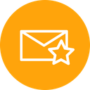 پیش‌نمایش فایل email-mail-star-favorite-like-newsletter-6 از پک خدمات ایمیل