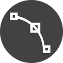 پیش‌نمایش فایل curve-point-edit-path-node-nodes-tool-2 از پک رابط کاربری ویرایشگر، جلد ۳