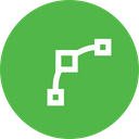 پیش‌نمایش فایل edit-curve-path-object-node-nodes-round-1 از پک رابط کاربری ویرایشگر، جلد ۳