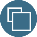 پیش‌نمایش فایل duplicate-square-shape-copy-clone-1 از پک رابط کاربری ویرایشگر، جلد ۱