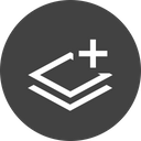 پیش‌نمایش فایل layer-layers-stack-paper-add-plus-1 از پک رابط کاربری ویرایشگر، جلد ۱