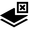پیش‌نمایش فایل layer-layers-delete-remove-cross-stack-3 از پک رابط کاربری ویرایشگر، جلد ۱