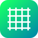 پیش‌نمایش فایل grid-line-streamline-layout-outline-9 از پک رابط کاربری ویرایشگر، جلد ۳