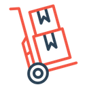 پیش‌نمایش فایل logistic-delivery-shipping-luggage-parcel-boxes-transport-handtruck-7 از پک تحویل لجستیکی