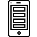 پیش‌نمایش فایل browser-webpage-mobile-grid-layout-wireframe-application-horizonatal-4 از پک چیدمان موبایل