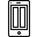 پیش‌نمایش فایل browser-webpage-mobile-grid-layout-wireframe-application-vertical-4 از پک چیدمان موبایل