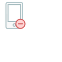 پیش‌نمایش فایل mobile-phone-device-remove-minus-cancel-smartphone از پک ویژگی‌های موبایل