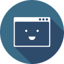 پیش‌نمایش فایل browser-webpage-layout-design-happy-responsive-smiley از پک چیدمان پنجره