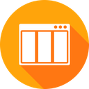 پیش‌نمایش فایل browser-webpage-page-window-column-layout-wireframe از پک چیدمان پنجره
