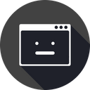 پیش‌نمایش فایل browser-webpage-window-layout-error-noresponse-smiley-sign از پک چیدمان پنجره