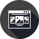 پیش‌نمایش فایل browser-webpage-window-photos-pic-layout-scroll از پک چیدمان پنجره