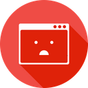 پیش‌نمایش فایل browser-window-webpage-application-confuse-error-smiley از پک چیدمان پنجره