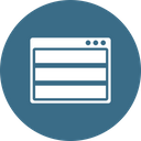 پیش‌نمایش فایل browser-webpage-page-window-row-layout-wireframe-1 از پک چیدمان پنجره