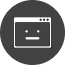 پیش‌نمایش فایل browser-webpage-window-layout-error-noresponse-smiley-sign-1 از پک چیدمان پنجره