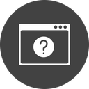 پیش‌نمایش فایل webpage-window-application-questionmark-help-sign-layout-1 از پک چیدمان پنجره