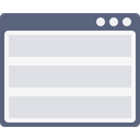 پیش‌نمایش فایل browser-webpage-page-window-row-layout-wireframe-2 از پک چیدمان پنجره