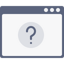 پیش‌نمایش فایل webpage-window-application-questionmark-help-sign-layout-2 از پک چیدمان پنجره