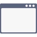 پیش‌نمایش فایل webpage-window-blank-page-layout-design-wireframe-2 از پک چیدمان پنجره