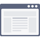 پیش‌نمایش فایل webpage-window-blog-layout-grid-newsfeed-advertiesment-2 از پک چیدمان پنجره