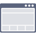 پیش‌نمایش فایل webpage-window-grid-layout-wireframe-page-content-4 از پک چیدمان پنجره