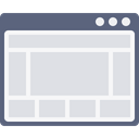 پیش‌نمایش فایل webpage-window-grid-layout-wireframe-page-content-5 از پک چیدمان پنجره