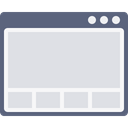 پیش‌نمایش فایل webpage-window-page-grid-layout-design-wireframe-2 از پک چیدمان پنجره