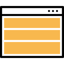 پیش‌نمایش فایل browser-webpage-page-window-row-layout-wireframe-3 از پک چیدمان پنجره