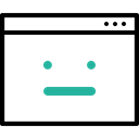 پیش‌نمایش فایل browser-webpage-window-layout-error-noresponse-smiley-sign-3 از پک چیدمان پنجره