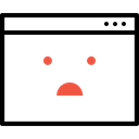 پیش‌نمایش فایل browser-window-webpage-application-confuse-error-smiley-3 از پک چیدمان پنجره