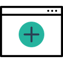 پیش‌نمایش فایل webpage-window-app-application-add-insert-sign-layout-3 از پک چیدمان پنجره