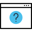 پیش‌نمایش فایل webpage-window-application-questionmark-help-sign-layout-3 از پک چیدمان پنجره