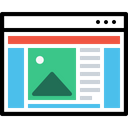 پیش‌نمایش فایل webpage-window-grid-layout-design-blog-browser-3 از پک چیدمان پنجره