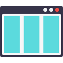 پیش‌نمایش فایل browser-webpage-page-window-column-layout-wireframe-4 از پک چیدمان پنجره