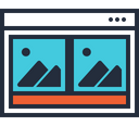 پیش‌نمایش فایل browser-webpage-page-window-grid-layout-wireframe-4 از پک چیدمان پنجره