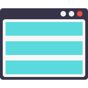 پیش‌نمایش فایل browser-webpage-page-window-row-layout-wireframe-4 از پک چیدمان پنجره