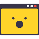 پیش‌نمایش فایل browser-webpage-window-application-amazed-smiley-sign-4 از پک چیدمان پنجره