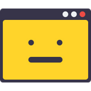 پیش‌نمایش فایل browser-webpage-window-layout-error-noresponse-smiley-sign-4 از پک چیدمان پنجره