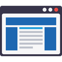 پیش‌نمایش فایل webpage-window-blog-layout-grid-newsfeed-advertiesment-4 از پک چیدمان پنجره